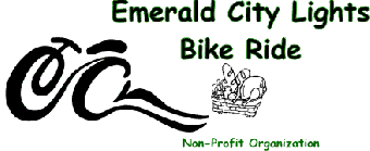 Emerald City Lights Cornucopia Days Bike Event Logo